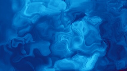 blue color ink smoke liquid effect background