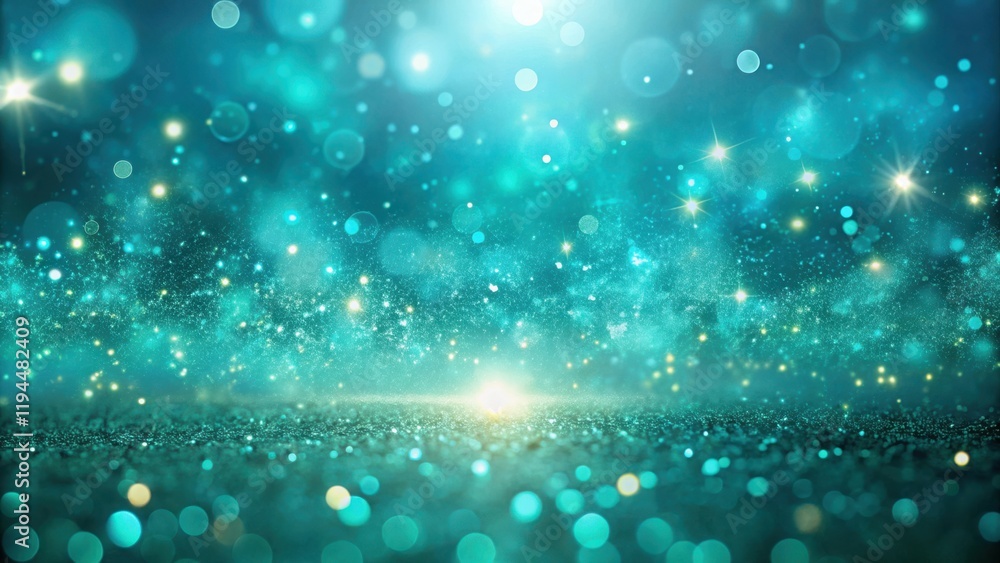 Aufkleber abstract glitter background with bokeh lights and sparkling dust