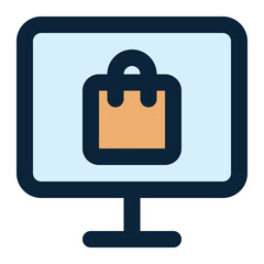 shopping icon for illustration
