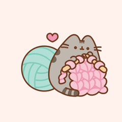 Knitting Pusheen