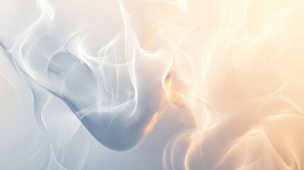 Abstract template vertical banner with transparent smoke