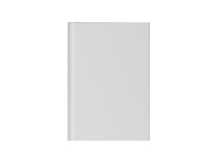 blank white book