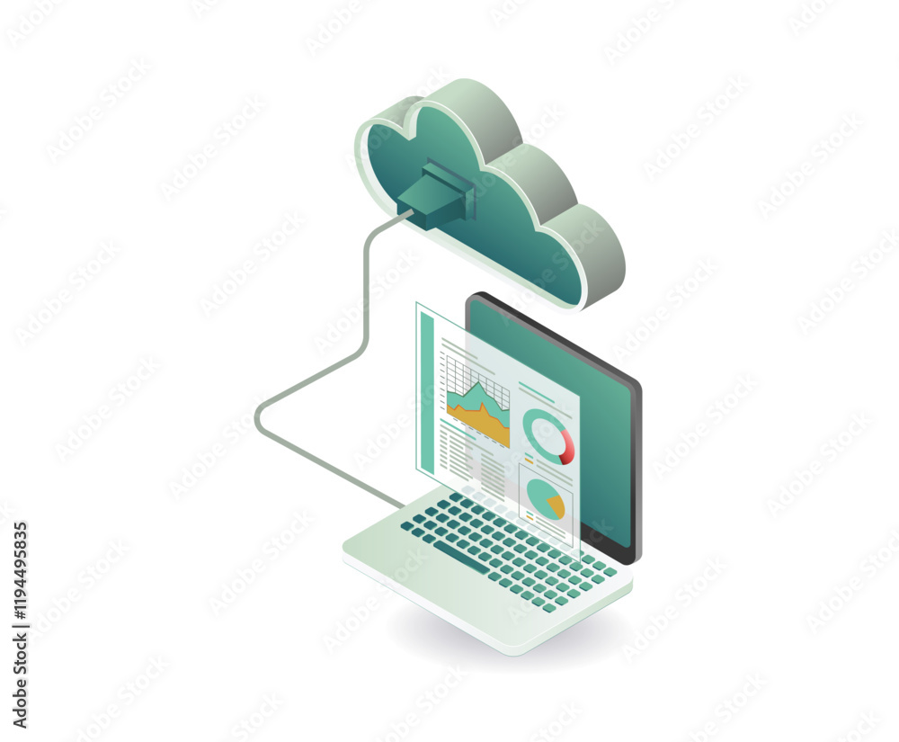 Poster cloud server technology data analysis process