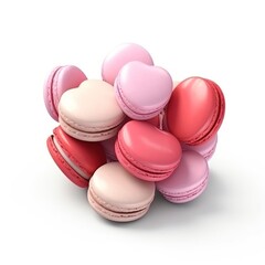 Obraz premium Heart pill food pink.