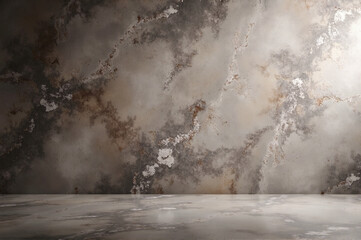 Smoky Quartz Textured Wall and Floor: Organic and Mysterious Artistic Background