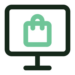 Obraz premium shopping icon for illustration