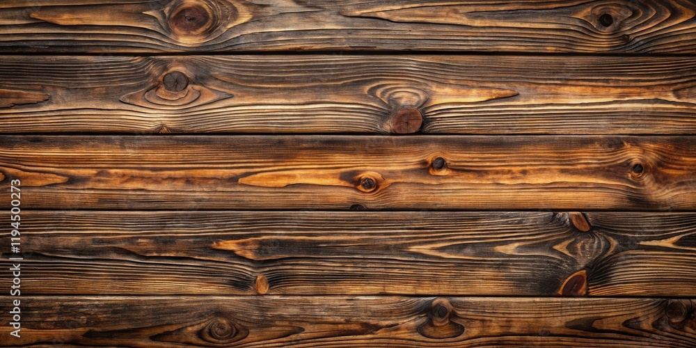 Poster rustic wooden planks with intricate grain patterns and knots displaying natural beauty and texture