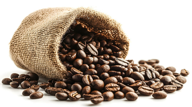 a bag of coffee beans