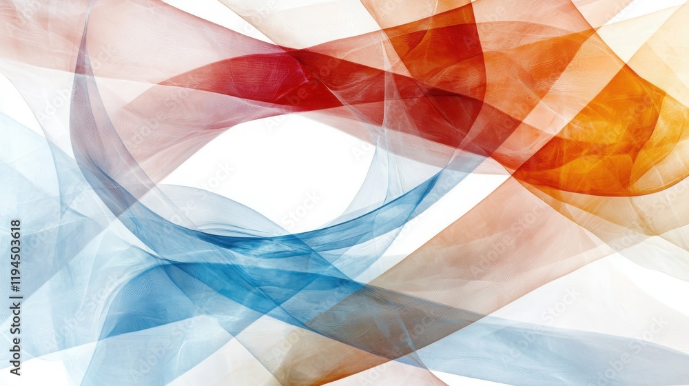 Poster translucent shape interaction digital art abstract composition calm environment artistic viewpoint d