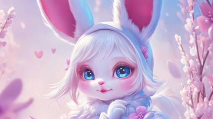 Happy Easter holiday cards set