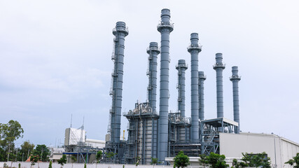 Obraz premium oil refinery, oil indusrty , petroleum for background..