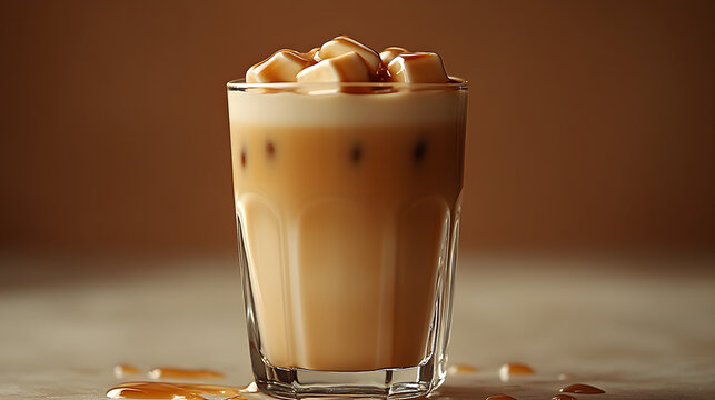 a glass of milk and a cup of coffee