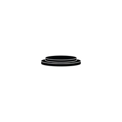 Modern Button Icon for User Interfaces