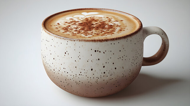 a cup of coffee with a heart on it