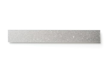 Glossy Platinum glitter adhesive strip white background accessories simplicity.