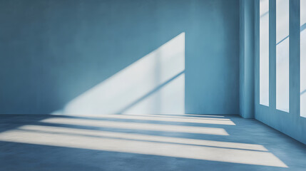 Obraz premium Soft sunlight creating artistic patterns on the floor.