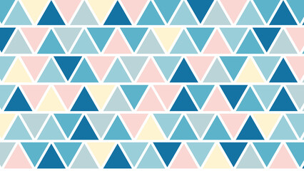北欧風の三角形パターン背景素材　大　青系
Scandinavian style triangle pattern background material, large, blue