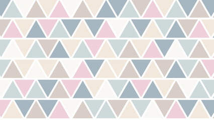 北欧風の三角形パターン背景素材　大　パステルカラー
Scandinavian style triangle pattern background material, large, pastel colors