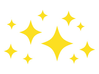 キラキラの光輝く表現のアイコン02