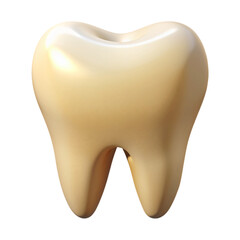 Glossy 3D Tooth Model for Dental and Health Illustration Use