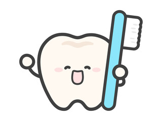 かわいい歯のベクターイラスト12