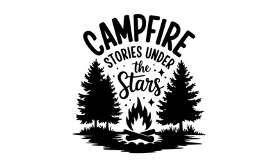 Camping Adventure Vector Clipart Set with Nature and Outdoor Themes