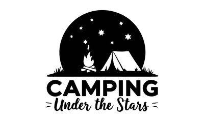 Camping Adventure Vector Clipart Set with Nature and Outdoor Themes