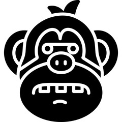 Confused Ape Icon