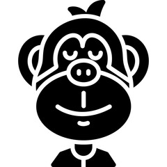 Cute Ape Icon