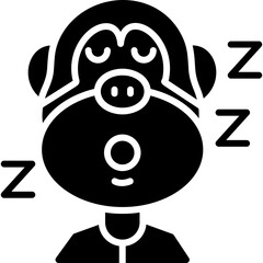 Sleeping Ape Icon