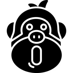 Surprised Ape Icon