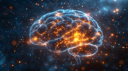 Bright Abstract Space Background with Stars and FireworksBright Abstract Space Background with Stars and Fireworks