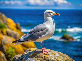 Capture stunning glaucous-winged gull photos.  Master the rule of thirds for breathtaking ocean bird imagery.