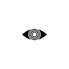 Minimalist Lens Icon for Photography and Vision