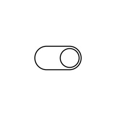 Modern Button Icon for User Interfaces