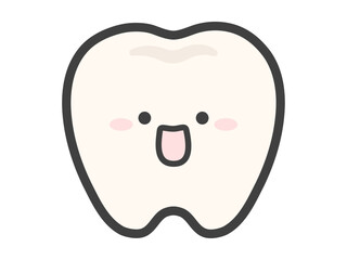 かわいい歯のイラスト01