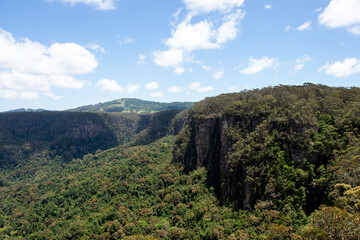 Obraz premium Looking out over the a valley 