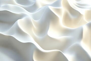 Obraz premium Cream waves texture, light background, design element