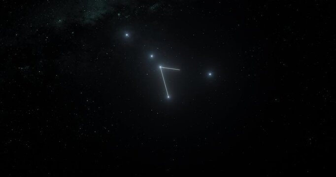 Cancer constellation in the outer space