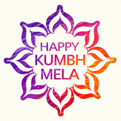 Fototapeta premium Happy Kumbh Mela