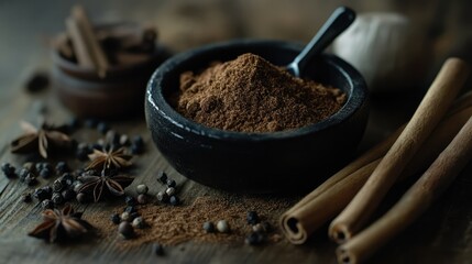 "Spices of Autumn: A Bowl of Warmth and Aroma"