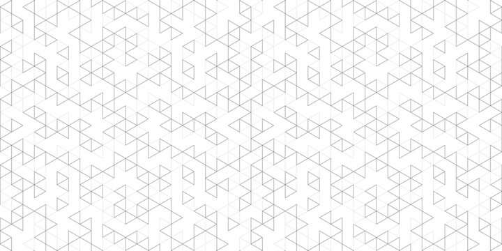 Abstract vector background with a seamless geometric pattern of simple triangle shapes. Stylish vector texture