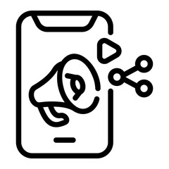 marketing Line Icon