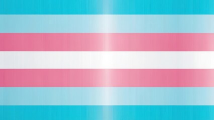 Horizontal light blue flag with horizontal stripes of pink, white and light blue colors in a gradient style