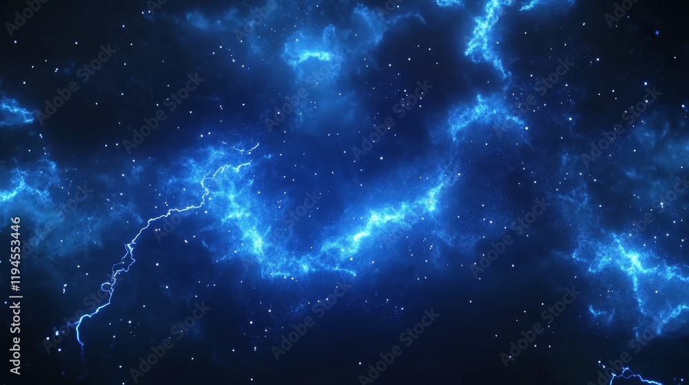 Poster sprite sheet with lightnings, thunderbolt strikes set for game fx animation. vector realistic set of