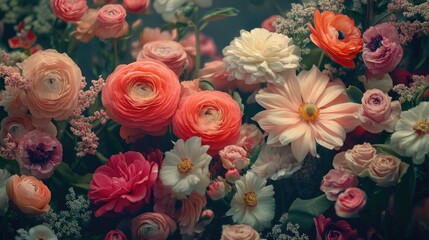 Vibrant Bouquet of Flowers