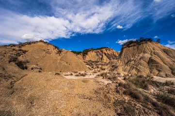 Fototapeta premium badlands sceneries inside the badlands national park, Matera province, italy