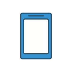 Tablet vector icon stock illustration