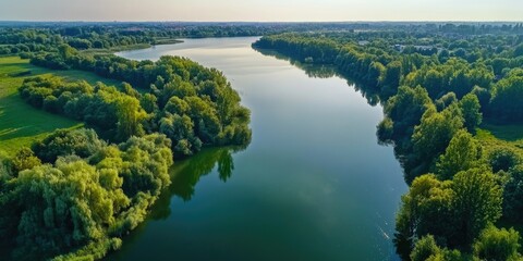 Serene River Landscape