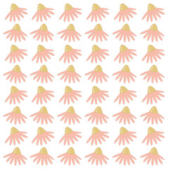 SPRING FLORAL RETRO PATTERN TEXTURE BACKGROUND